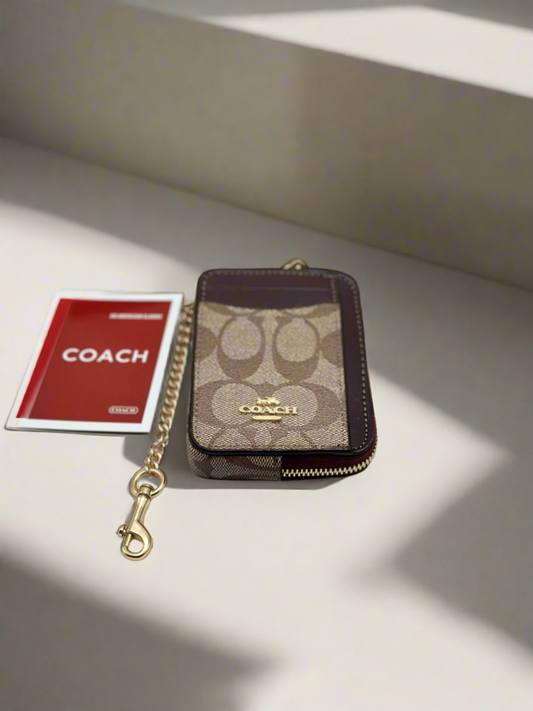 Coach Cardholder with Brand Box and Dust Bag